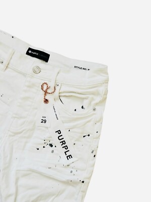 Purple Brand Jeans Mens Slim Fit Optic White P001 $265 Size 29/30