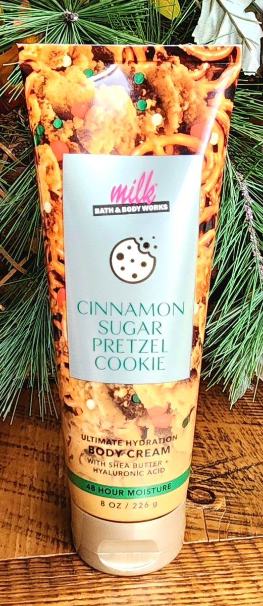 NEW 🥛MILK BAR🥨🍪CINNAMON SUGAR PRETZEL COOKIE~Bath Body YOUR