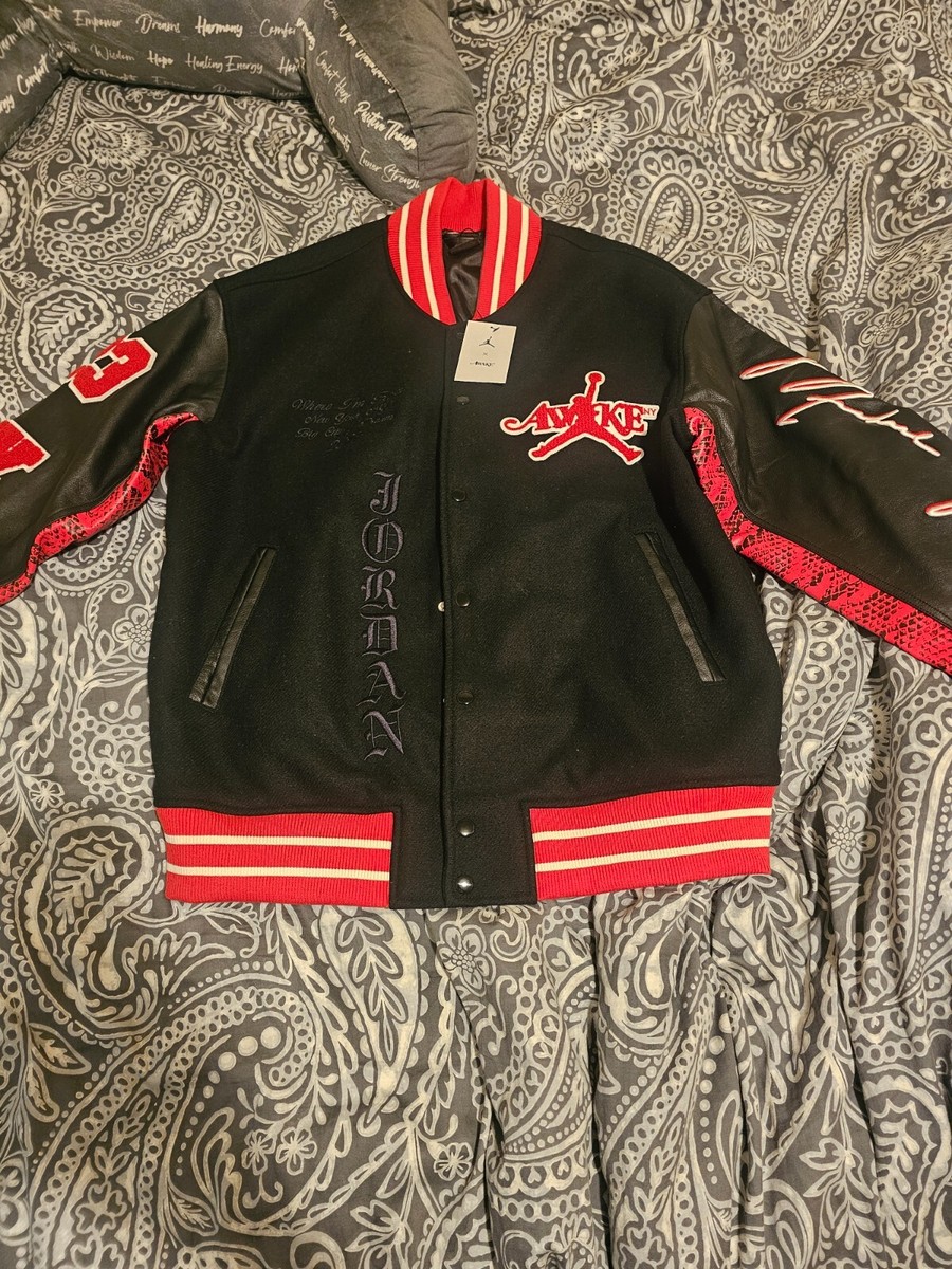 Jordan x AWAKE NY Varsity Jacket Size Large - NWT -IN HAND READY
