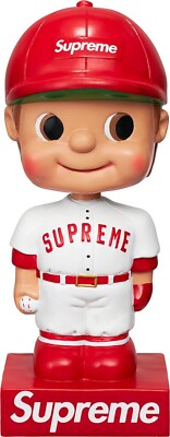 Supreme Bobblehead Figure Set Of 2 Blue & Red Baseball SS23 BOGO