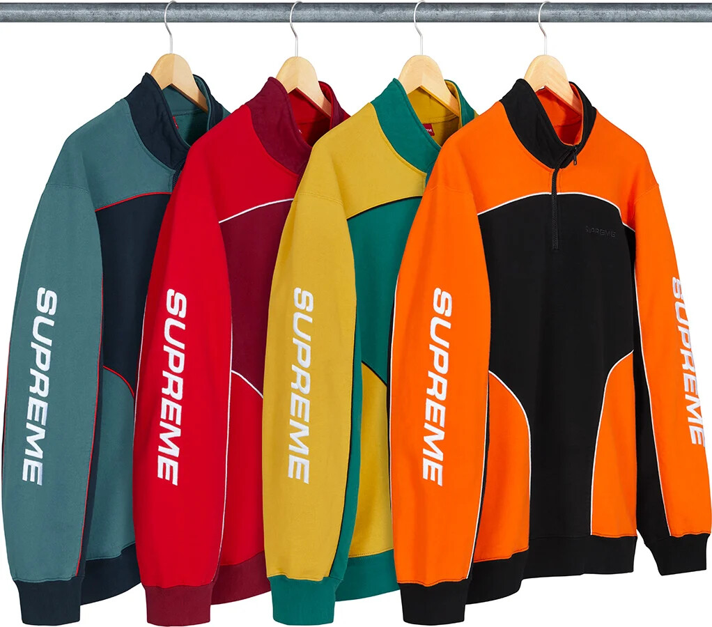 Supreme Speedway Half Zip Sweatshirt FW18 (FW18SW36) Men's Size