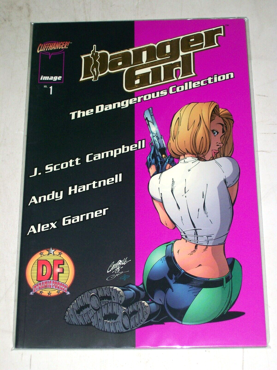 Danger Girl The Dangerous Collection #1 Gold Foil Variant Cover NM