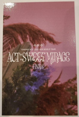 TXT SOOBIN MOA ZONE ACT:SWEET MIRAGE FINALE SEOUL Fc Official