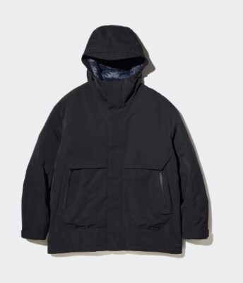 Uniqlo Jil Sander +J Hybrid Down Parka Men New Beautiful Black XL