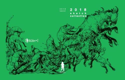 Kim Jung-Gi 2018 sketch book collection 金生集 Superani素描系列