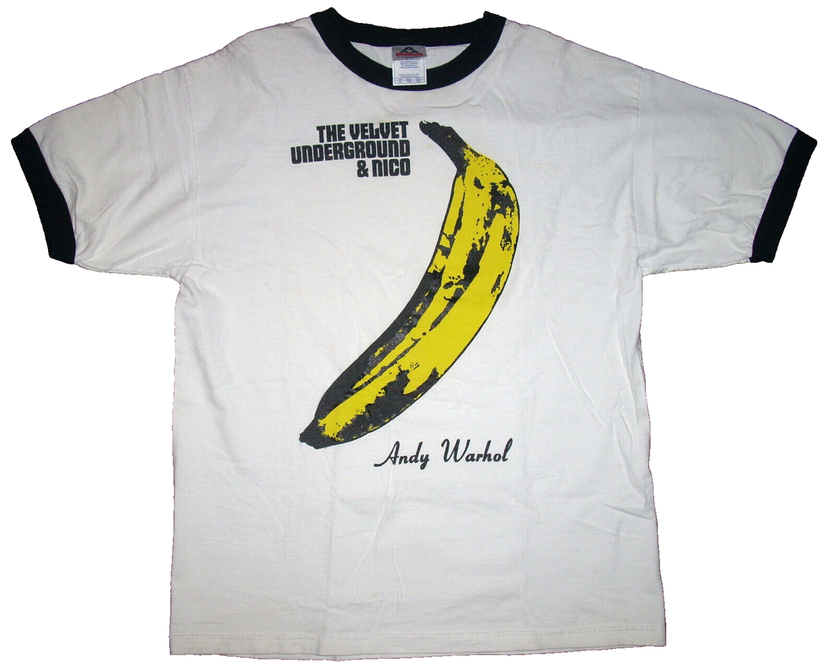 Vtg THE VELVET UNDERGROUND & NICO Ringer Tee T-Shirt X-LARGE