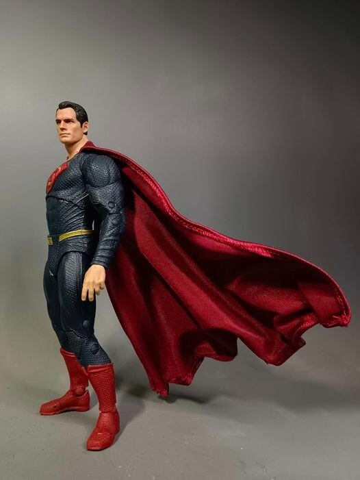 Red Wired Cape for mcfarlane toys superman shipped within 7 Day