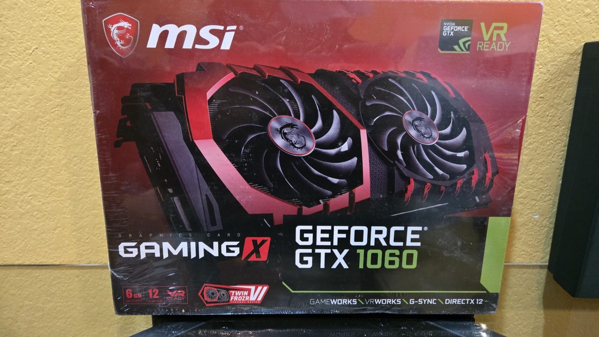 MSI GeForce GTX 1060 Gaming X 6GB With Original Box! Gift Quality