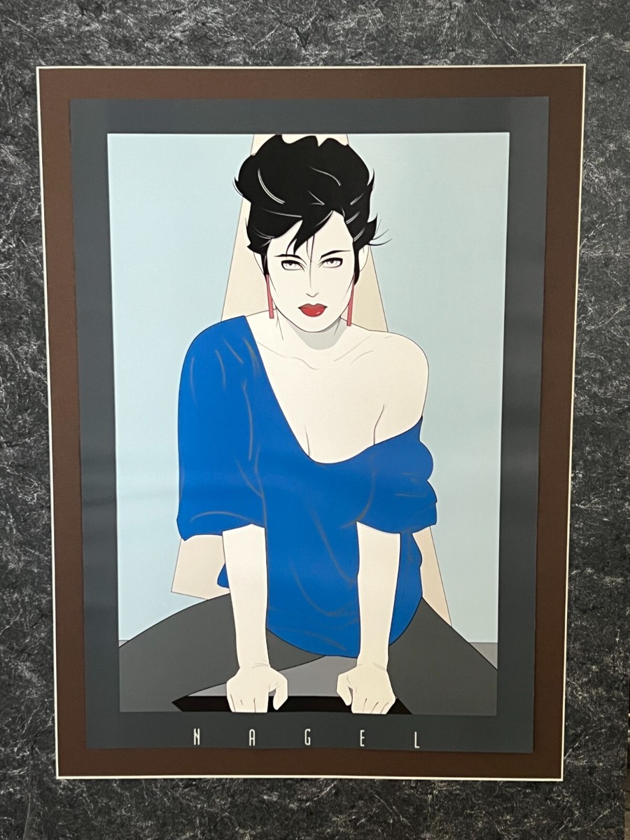 Original Vintage Patrick Nagel Poster Print Artwork Modern Home