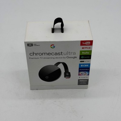 Google Chromecast Ultra 4K Digital Media Streamer - Black