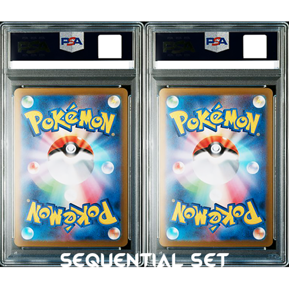 PSA 10 SEQ Pikachu 227/S-P & Cramorant 226/S-P Stamp Box Promo