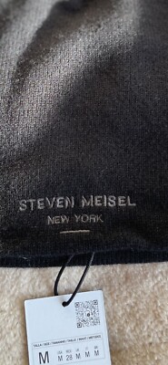 STEVEN MEISEL EXCLUSIVE COLLECTION FOR ZARA. NWT BLACK CASHMERE