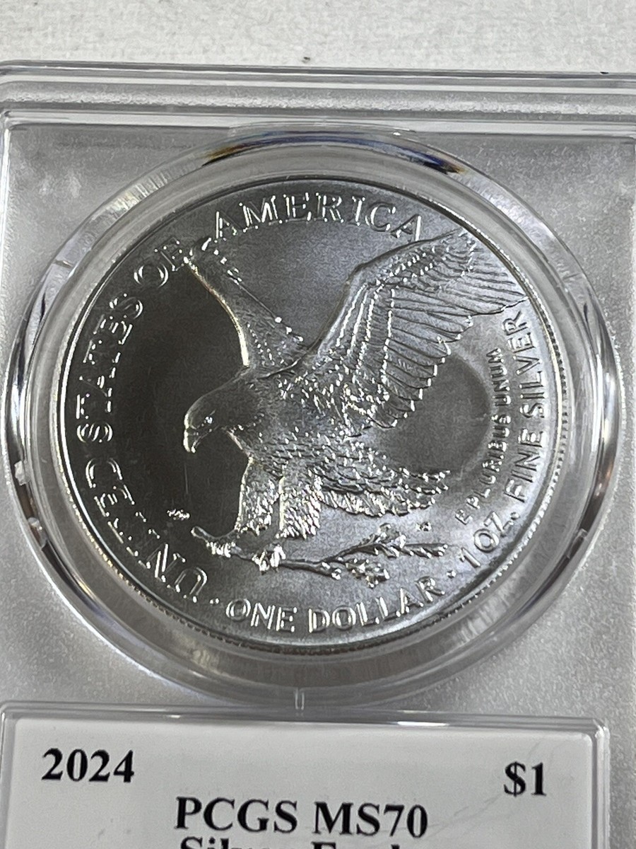 2024 Silver Eagle PCGS Ultra Label MS 70 | eBay