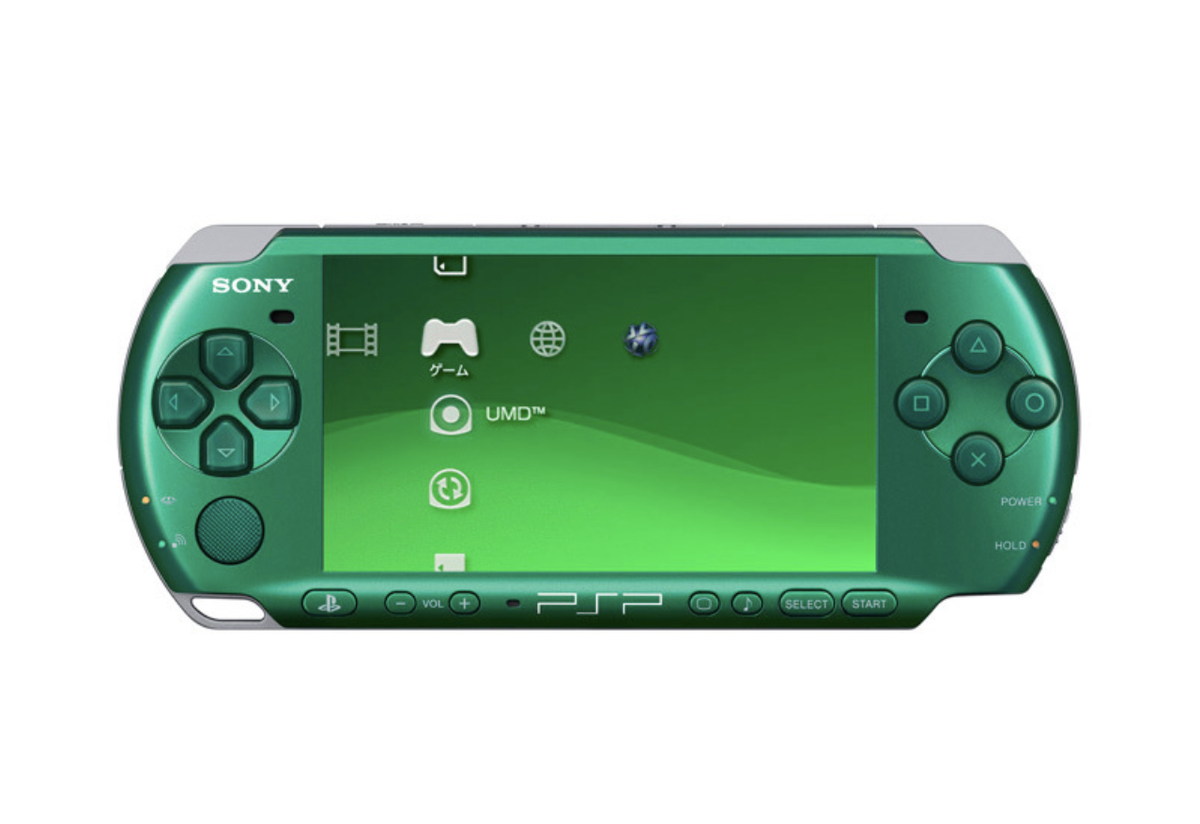 PSP 3000 Spirited Green SG Box Charger Console [N] | eBay