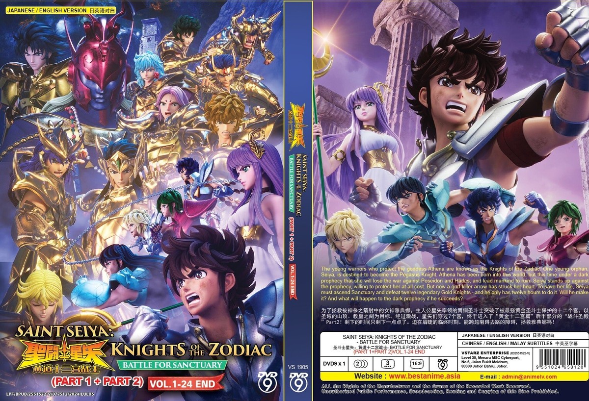 DVD Saint Seiya: Knights of the Zodiac - Battle for Sanctuary
