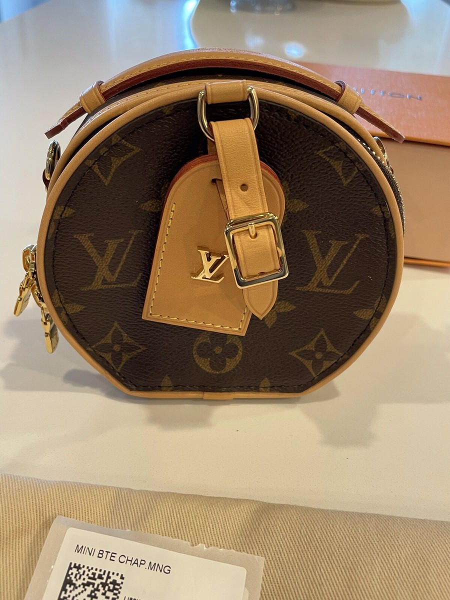 LOUIS VUITTON NWT Mini Boite Chapeau M44699 Monogram Handbag | eBay