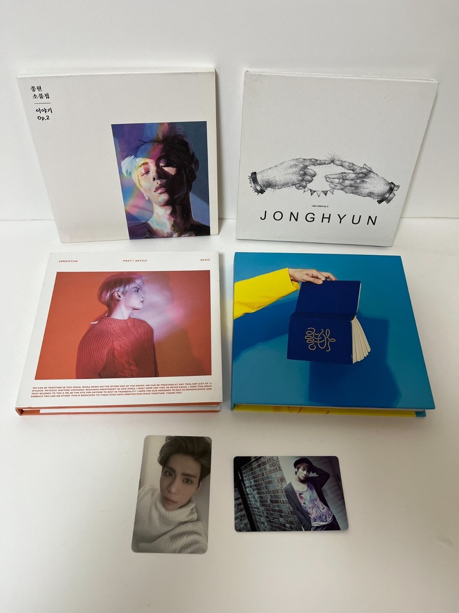 Jonghyun 4CDs The Collection: Story Op.1, Op.2 She is, Poet