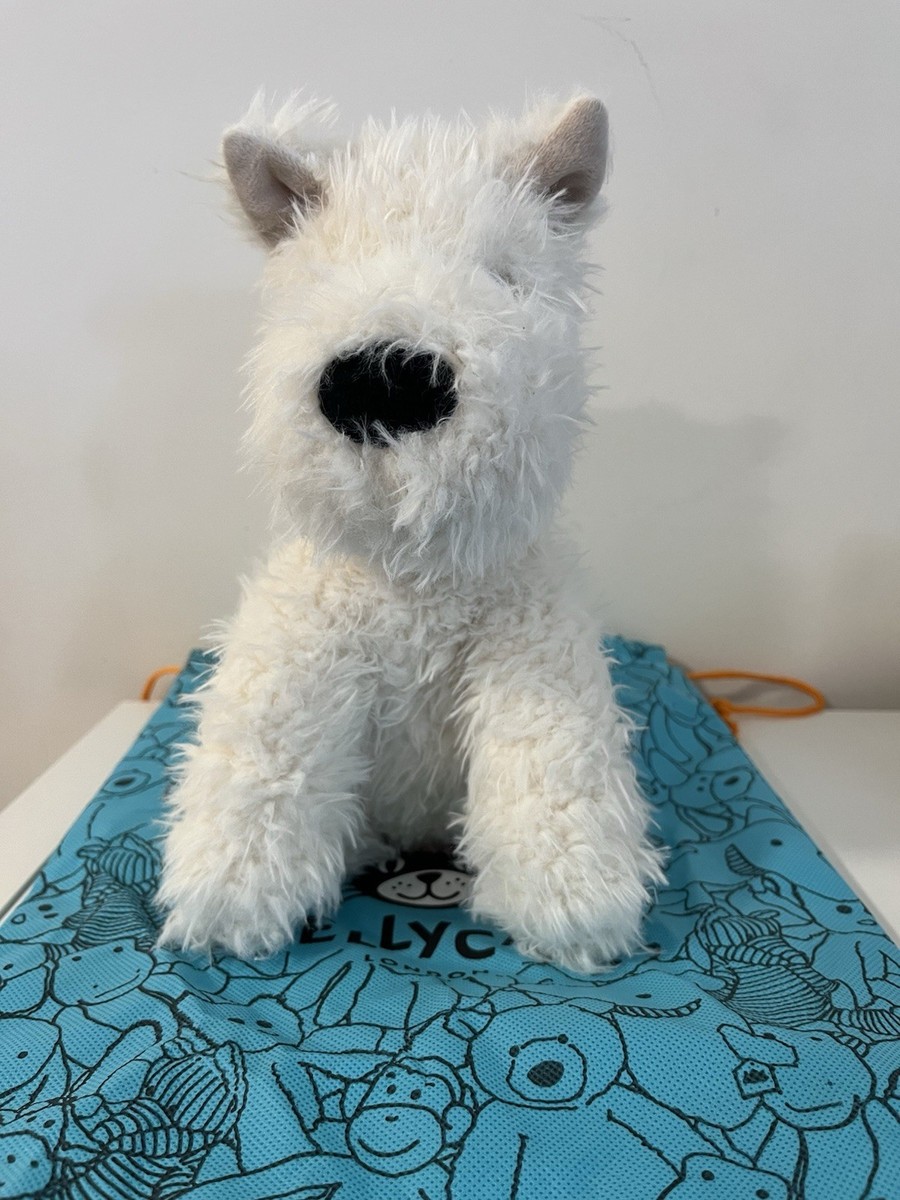 JellyCat Munro Scottie Dog Soft Cream Medium Puppy 🐶 BNWT