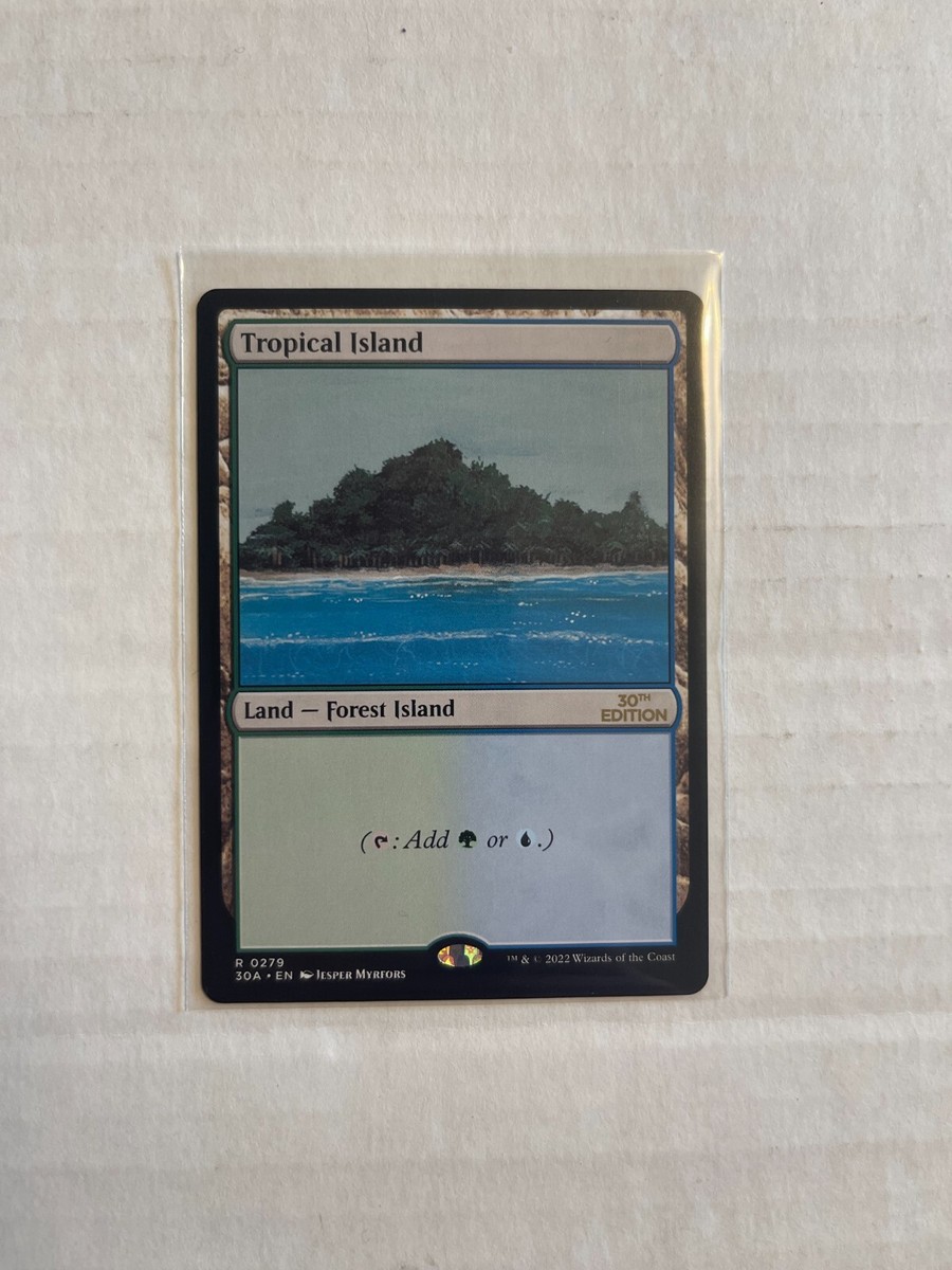 MTG 30th ANNIVERSARY EDITION TROPICAL ISLAND DUAL LAND - RARE