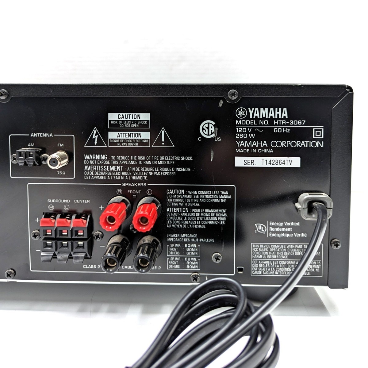 YAMAHA HTR-3067 AV receiver 5.1ch / 4K Ultra HD | eBay