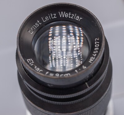 1938 - Leitz Leica Elmar 9cm 90mm F4 LTM Rangefinder Mount Prime