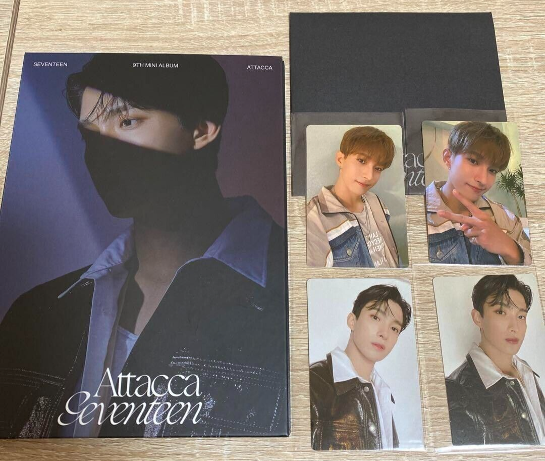 SEVENTEEN DK Attacca Carat ver. CD Binder Lyric book Photocard