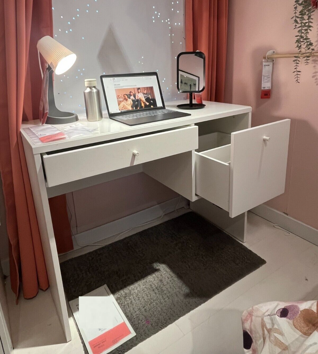 Brand New IKEA SYVDE White Dressing Table 39 1/2X19 