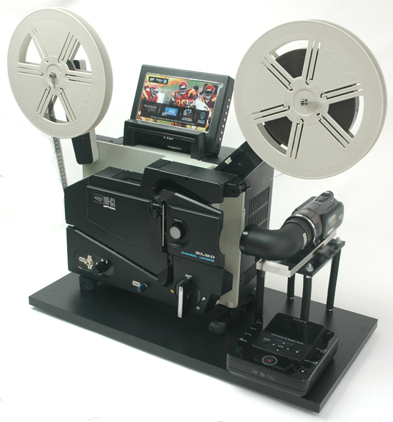 ELMO 16mm Optical Projector Telecine Video Transfer With NTSC