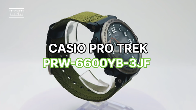 Brand New CASIO PRO TREK PRW-6600YB-3JF Solar Radio Triple Sensor