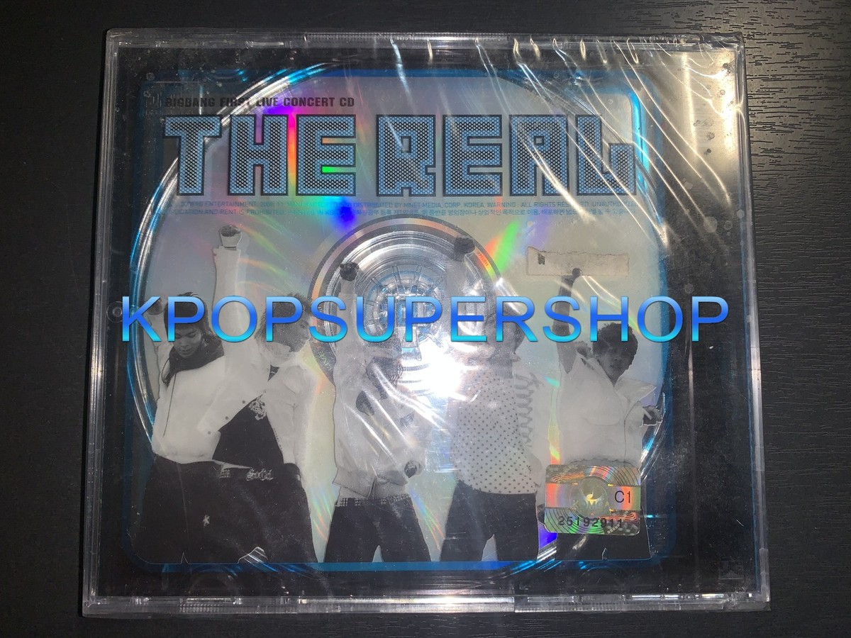 BIGBANG 1st Live Concert Album The Real CD Booklet New Sealed Rare