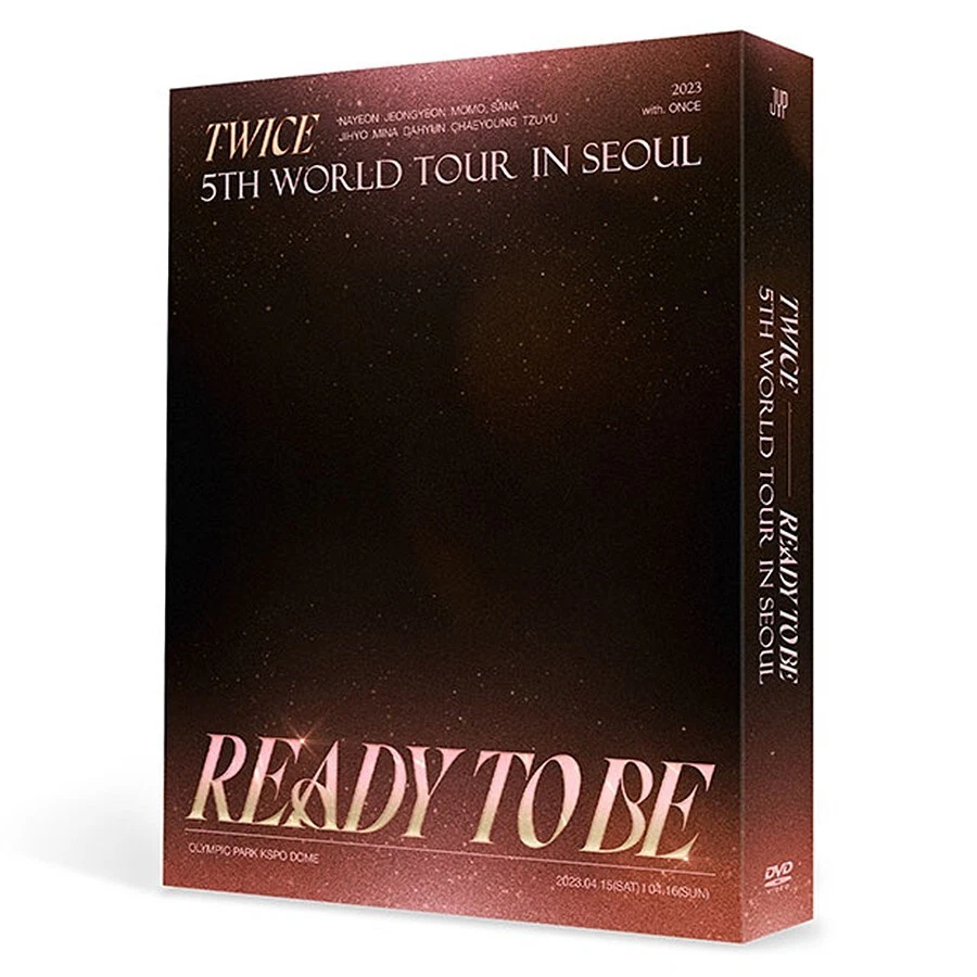 TWICE 5TH WORLD TOUR [READY TO BE] IN SEOUL DVD/3DISC+P.Book+4