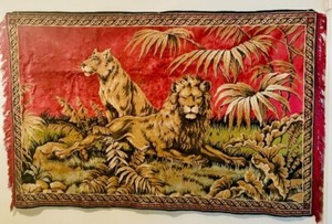 Vintage Lion Tapestry | eBay