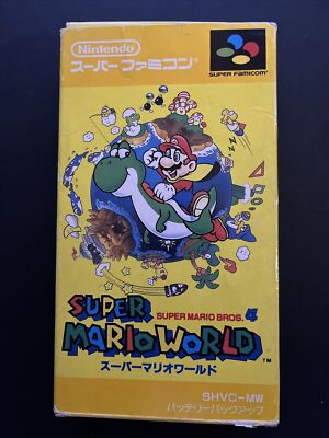 Super Mario World - Nintendo Super Famicom SNES NTSC-J JAPAN Game