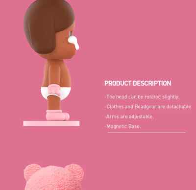 Authentic) Pop Mart Mega Crybaby 400% The Missing Tail Brand New