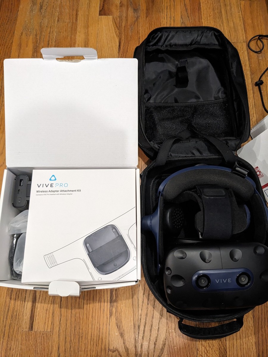 HTC VIVE Pro 2 VR Virtual Reality Headset & Wireless Adapter Kit