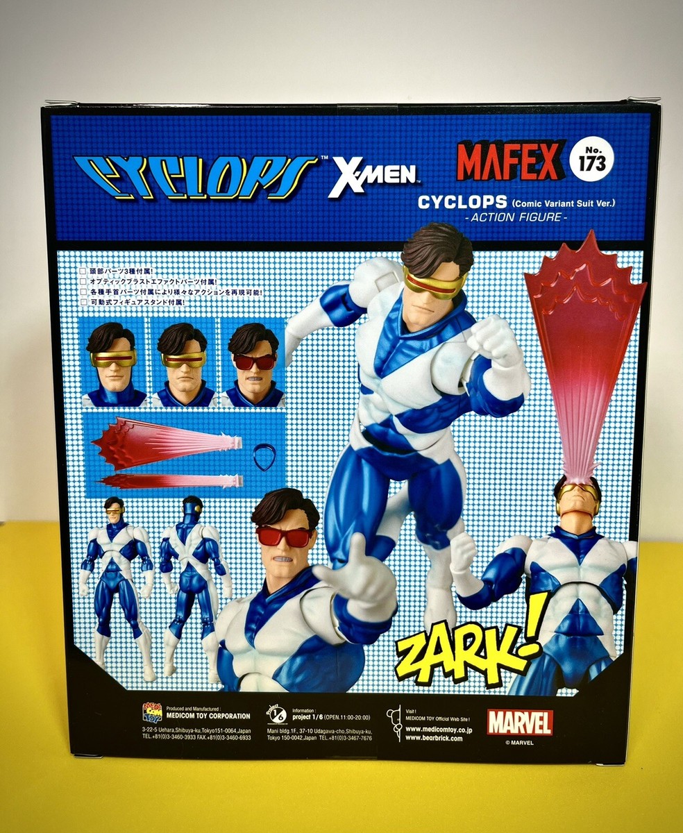 2022 Medicom Toy Mafex- X-Men - CYCLOPS (Comic Variant Suit Ver