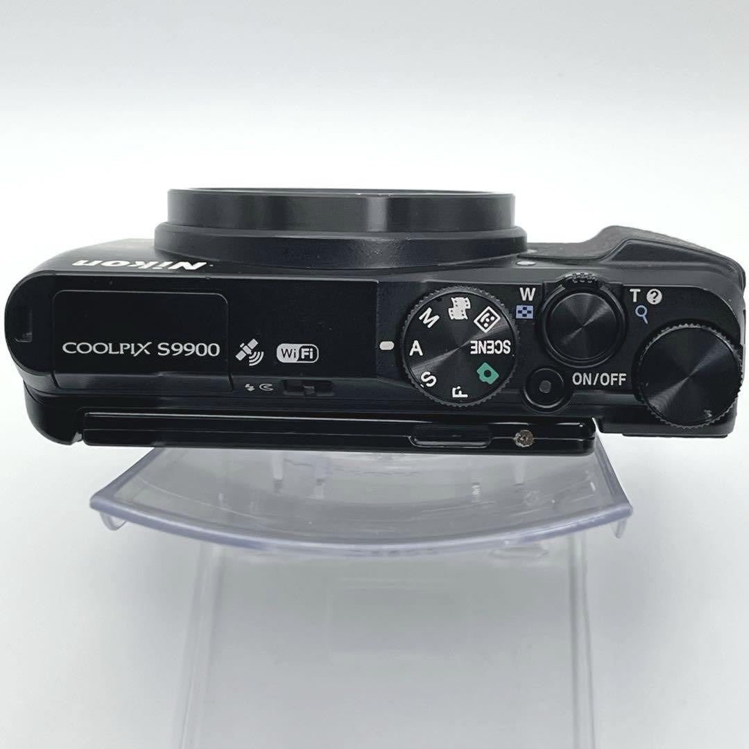 Nikon Coolpix S9900 Black 16.0MP 30x Compact Digital Camera Used
