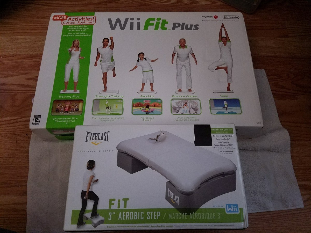 Wii Fit Plus (Nintendo Wii, 2009) & Everlast FIT 3
