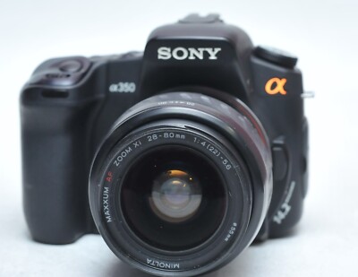 Sony Alpha DSLR-A350 DSLR Camera w/28-80mm AF Lens *JAPANESE Menus