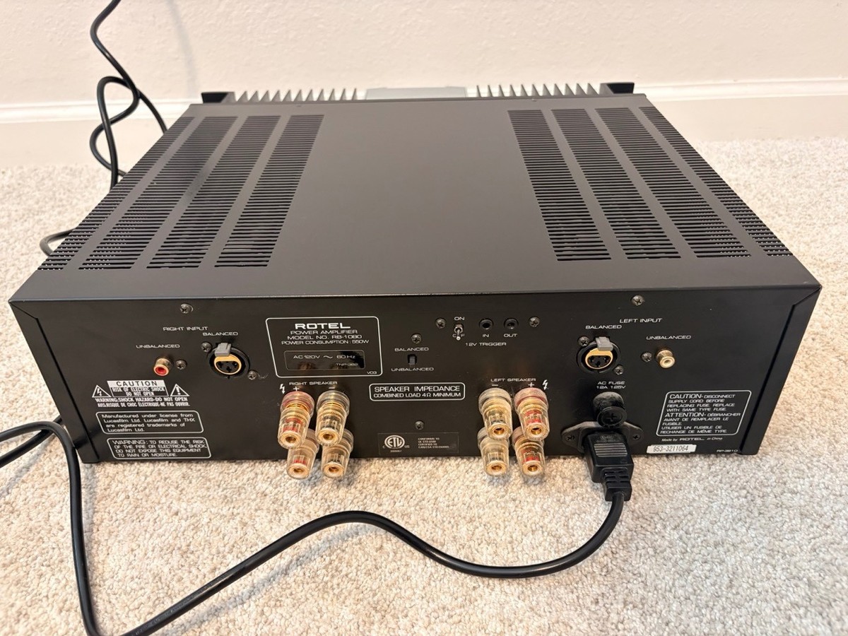 Rotel RB-1080 2 Channel Power Amplifier for sale online | eBay