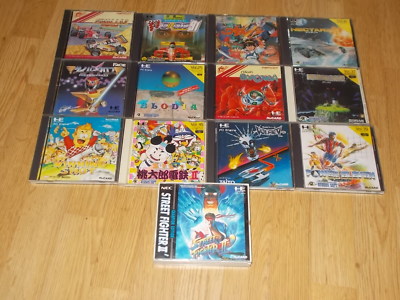 NEC PC ENGINE TURBO GRAFX HU CARD GAMES - CD-ROM - CHOOSE THE ONE