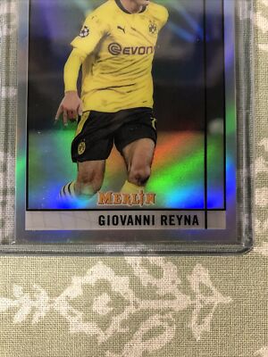 2020-21 Topps Merlin Chrome UEFA Giovanni Reyna Refractor Silver