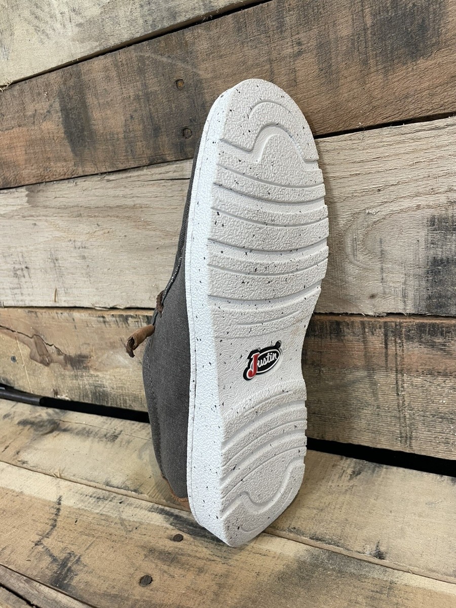 Justin Footwear: Men's JM303 Hazer Honcho Ash Moc Toe Casual Shoes