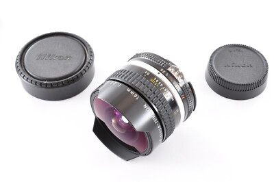 Nikon Ai-s Fisheye Nikkor 16mm F2.8 Wide Angle MF Lens From JAPAN