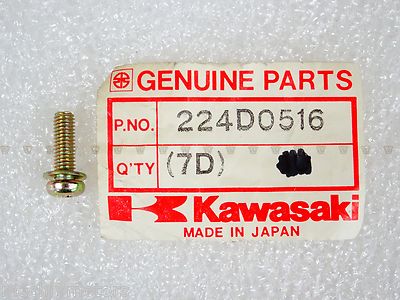 Kawasaki NOS NEW 224D0516 Screw 5x1 ZX ZX1000 Ninja | eBay