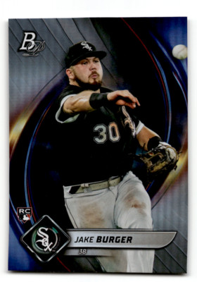 2022 Bowman Platinum #82 Jake Burger NM-MT RC Rookie White Sox ID