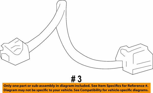 86799-60010 Toyota Wire, television camera 8679960010, New Genuine