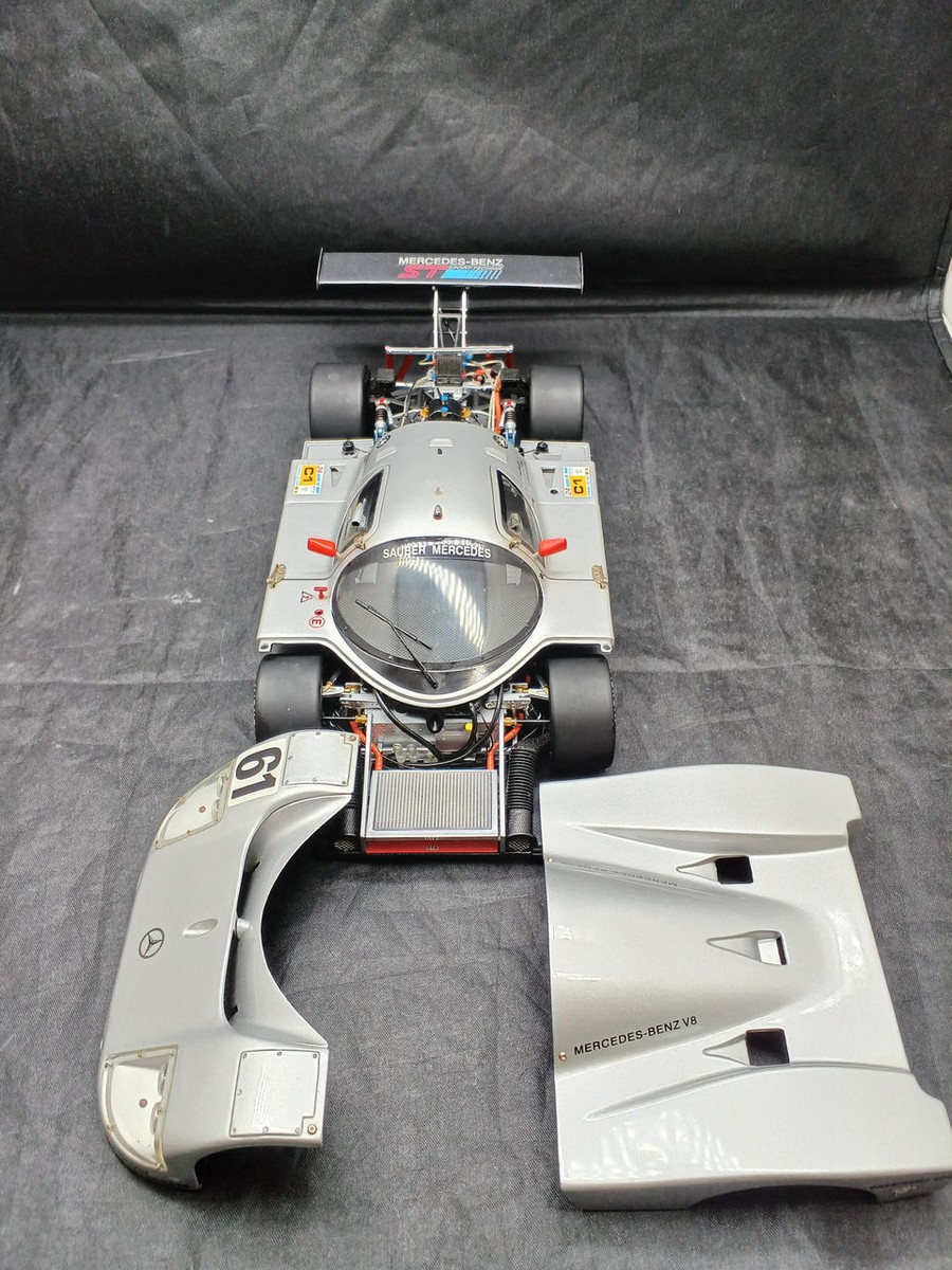 Exoto 1/18 Scale Sauber Mercedes C9 #61 Racing Car Model Silver