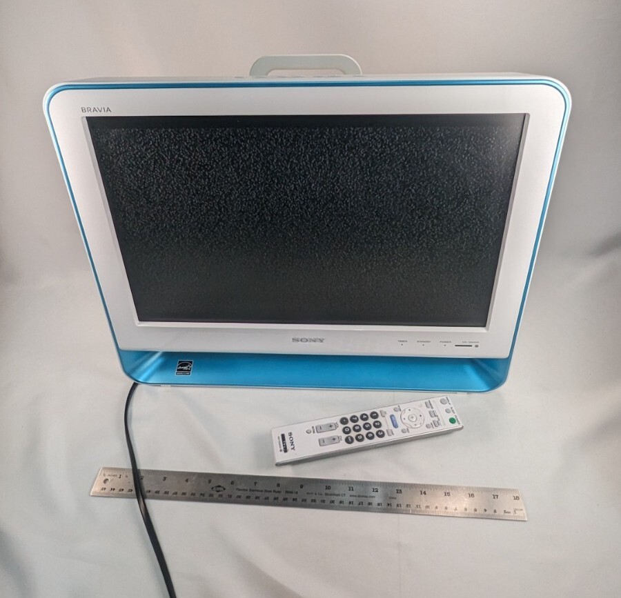 Sony Bravia KDL-19M4000 White with Neon Blue TV Television With