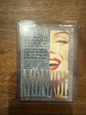 Marilyn Monroe “Sports Time” Card #P | eBay